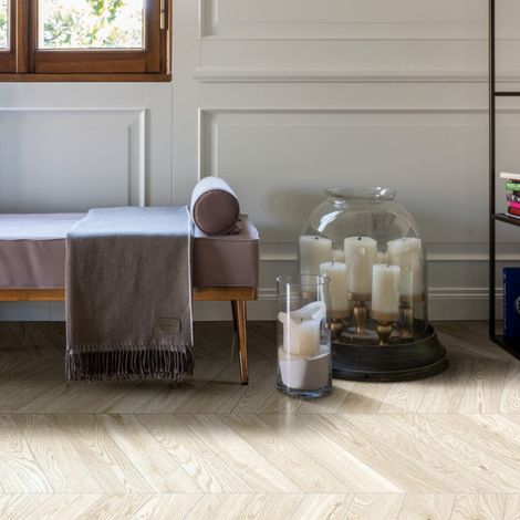 Carrelage Imitation Parquet VERO CHEVRON 11x54 cm Betulla Vero (1/2)