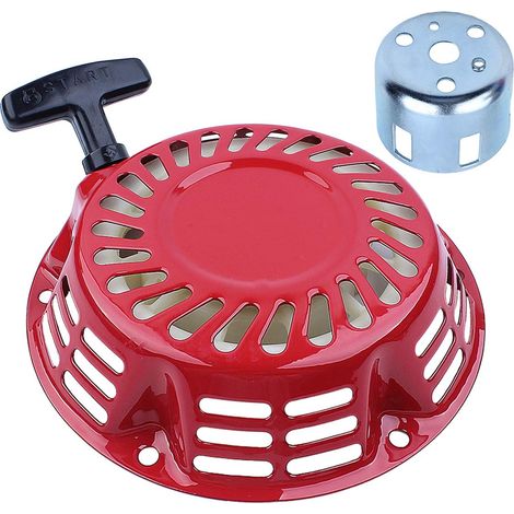 Rückstoßstarter für Honda GX120 GX160 GX140 GX200 5,5 PS 6,5 PS Motor, Rückstoßstarter + Startbecher Ersatzteile Rückstoßstarter Seilzugstarter