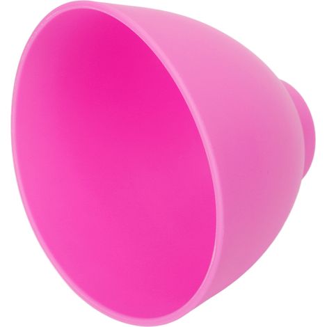 Bol mélangeur en silicone réutilisable et résistant à la chaleur pour masques faciaux, plâtre, peinture, 15 x 15 x 11 cm, rose (1/5)