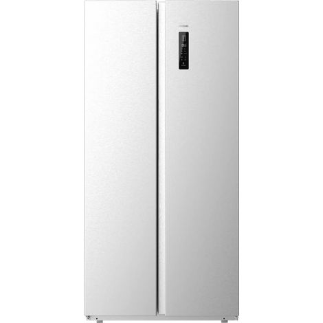 Cecotec Frigorífico Americano 2 Puertas Bolero CoolMarket SBS 430 Inox E. Side by Side de 430 L, Altura 176 cm y 84 cm Ancho