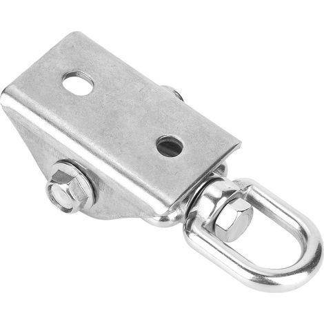 Crochet de suspension rotatif en acier inoxydable pour hamac et balancelle, plaque de fixation, accessoire pour kit de suspension. (1/5)