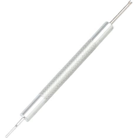 Spring Bar Tool with Durable Flat and V-Edge Blade Tips for Watch Repair, 1.80mm and 0.85mm - High-Quality Metal (1/5)