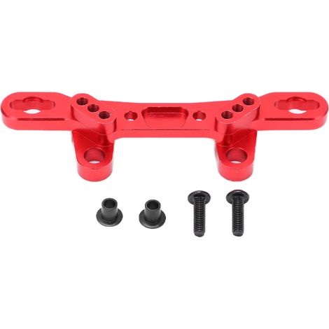 Amortisseur avant/arrière en alliage d'aluminium pour Tamiya TT02 - Tour de montage de choc RC rouge, pièce de rechange de haute performance (1/5)