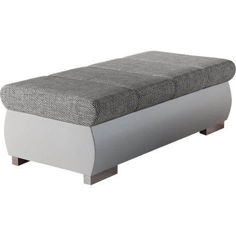 Banco tapizado Comfivo Olivetum I, Soft 017 + Lawa 05, 39x60x120cm, Diámetro: 0, Cuero ecológico + Tapiz, Patas: Plástico, 0