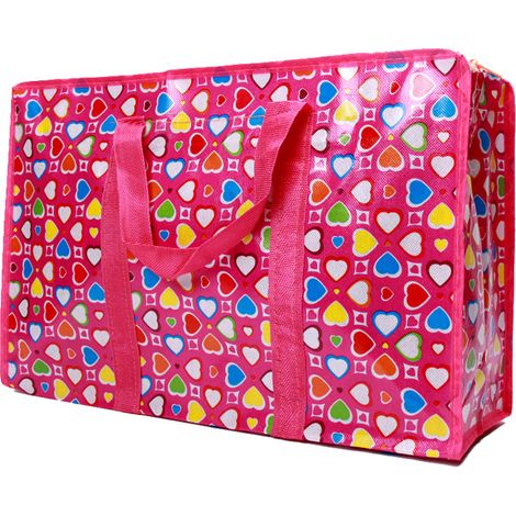 Sac De Rangement Tissé - Imperméable - Capacité Élevée - Pliable - Pour Déménagement Stockage Vêtements Camping - 1 Pièce (1/5)