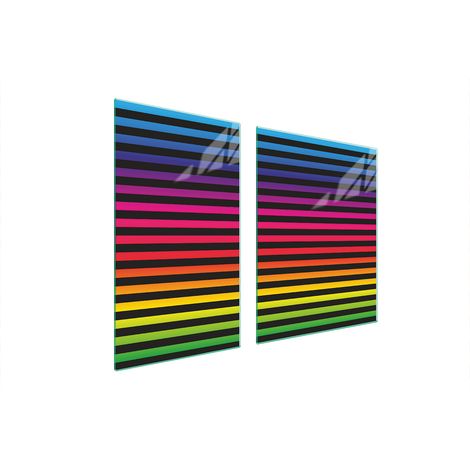 Glasplatte und Schneidebrett 100x52 Farbe