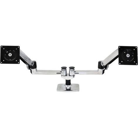 ERGOTRON LX Montagearm fuer 2 Monitore nebeneinander poliertes Aluminium (45-245-026) (1/4)