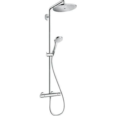 Hansgrohe Croma Select S - Set doccia Showerpipe 280 con termostato, EcoSmart 9 l/min, cromato 26794000 (1/2)