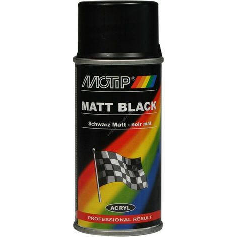 Peinture auto universelle noir mat, 150ml - Motip