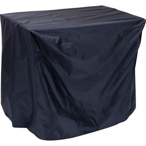Gasgrillabdeckung aus Schwarzem Polyester mit UV Schutz und (1/5)