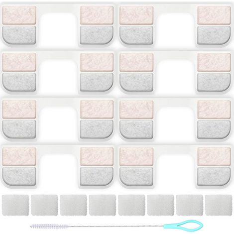 Lot de 8 Filtres de Rechange pour FN-W17 3.2L Filtration Multicouche éliminant Les Impuretés Remplacement pour Fontaine FN-W17 8 Filtres pour Pompe (1/5)