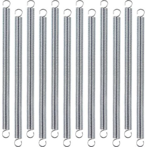 12 ressorts d'extension, 3/8 x 6-1/2 pouces, acier à ressort de 0,047 pouce (1/5)
