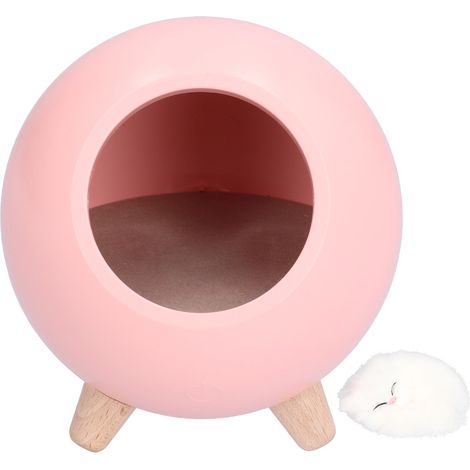 USB-Atmosphärenlampe für Kinderzimmer, Mädchen, Nachttischlampe, Cartoon-LED, warmweißes Licht, Rosa (1/5)