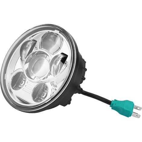Runder LED-Scheinwerfer mit 14,6 cm Durchmesser für Custom-Motorräder, universeller Ersatzscheinwerfer (1/5)