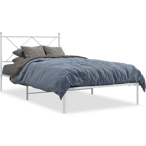 Maison Exclusive - Estructura cama sin colchón con cabecero metal (1/5)