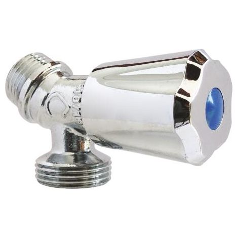 Robinet standard à clapet pour machine à laver - M1/2" - M3/4