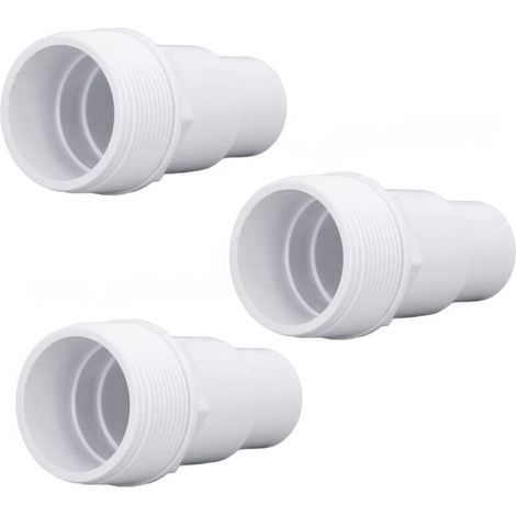 3 pièces G1-1/2 adaptateur de tuyau à filetage externe fournitures de piscine pour le remplacement des pompes de piscine hors sol filtres écumeurs