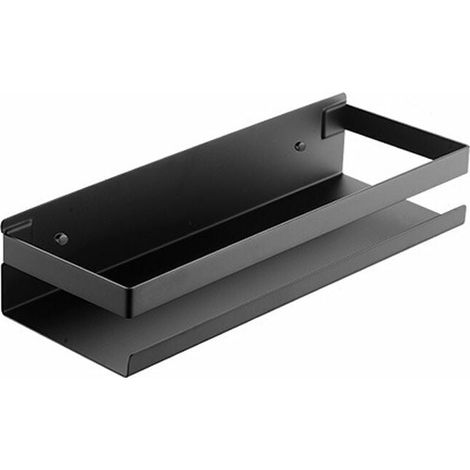 1 Étagère de douche, fixation par perçage, acier inoxydable SUS304, rangement salle de bain et cuisine, noire (1/5)