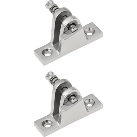 2 pièces Charnières 90° en acier inoxydable 316 pour support de cadre de canopy (1/5)