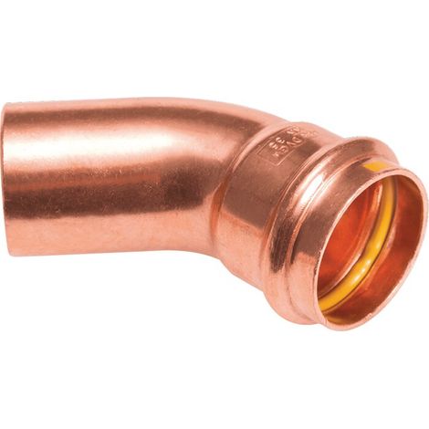 Coude cuivre gaz 45 degrés - CONEX BÄNNINGER - MFemelle - Diamètre 22mm - A sertir