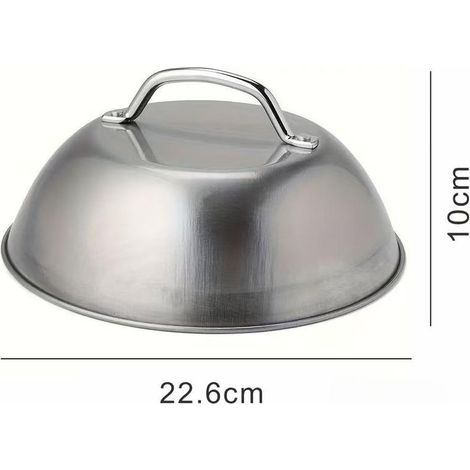 9-Zoll-Ofenschaber-Set aus Edelstahl, das perfekte Zubehör zum Grillen.