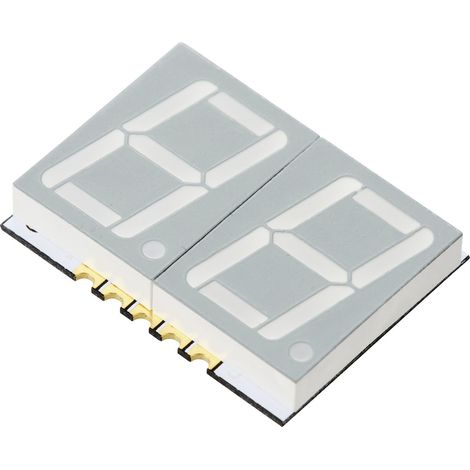 TRU COMPONENTS  SMD-LED   Gelb 16 mcd    Zweiziffern-Display