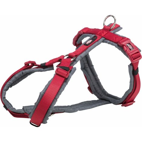 Imbracatura per Cani Trixie Premium Trekking Rosso Grafite XS/S