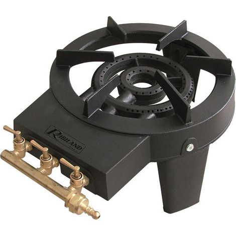 Ribitech - Réchaud gaz 1 feu 3 rampes 3 pieds