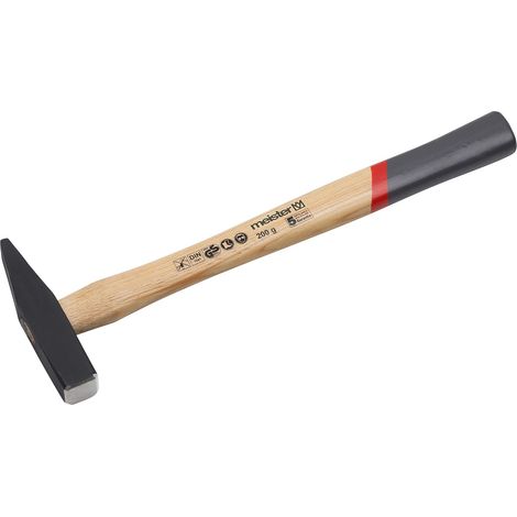1 - Marteau - Bois D&39hickory - Pour Clous Et Rivets - Usage Domestique Et Professionnel - Naturel - 28x5cm