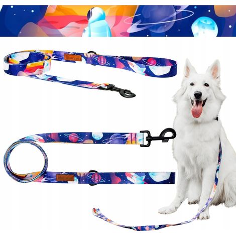 Correa CITY para perros medianos de hasta 20 kg y 150 cm, beagle Ukory NASA planets (1/5)