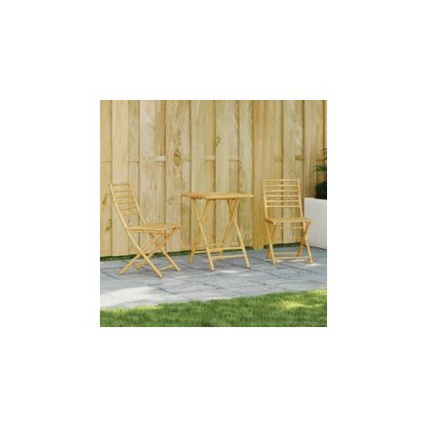 Ensemble de bistro 3 pcs bambou (1/5)