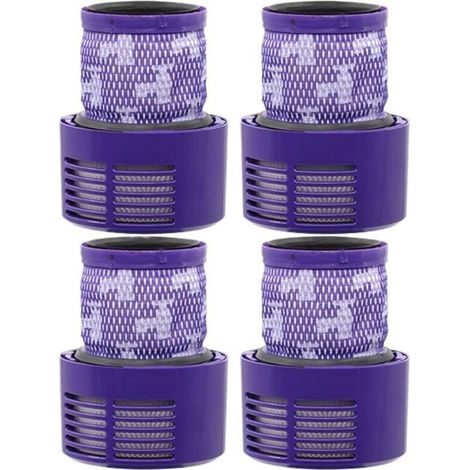 HEPA filters for Cyclone cordless vacuum cleaner. Compatible with Dyson V10 SV12. Washable Replacement High Density HEPA Filter - Pack of 4 (1/4)