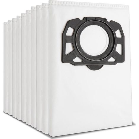Lot de 10 sacs aspirateur pour Kärcher 2.863-006.0, Sacs Aspirateur pour Kärcher WD4 WD5 WD6 WD5P WD6P Premium MV4 MV5 MV6 (1/5)