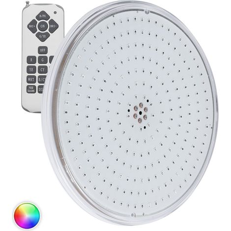 LED Poolleuchte RGB Tauchfähig Slim 12V AC 20W IP68 PAR56 XtraPool RF-Fernbedienung RGB (1/5)