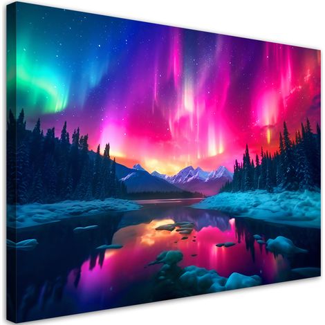 Tableau sur toile Tableau sur toile Paysage de ciel abstrait 60x40 (1/5)