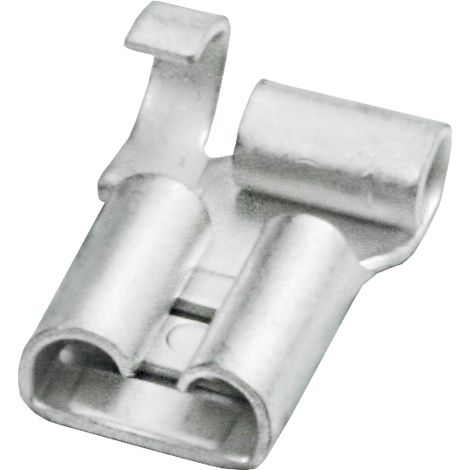 Rs Pro – Cosse électrique femelle à sertir 2.5mm² – Laiton – Taille languette 0.8 x 6.35mm – Pack de 10 unités