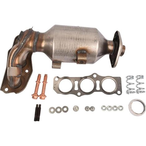 Convertisseur catalytique avec kit de montage kit de joints compatible avec C1 PM PN1.0 107 PM PN 1.0 2005-2014, remplacement pour 0342K0 0342K3 0342K8 0342L5 0342L3 1609158080 (1/5)