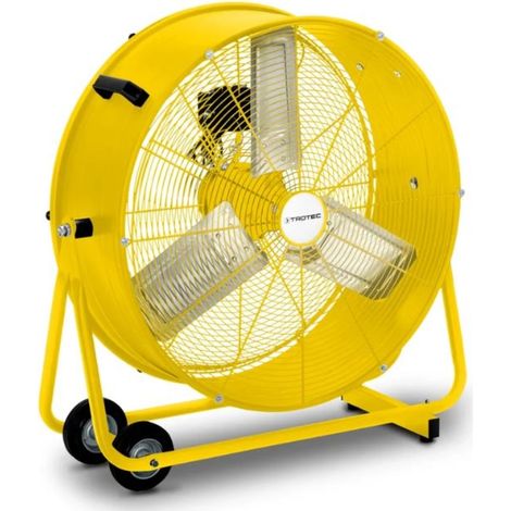Sovelor – Ventilateur à tambour 13200 m³/h – 3 vitesses – Angle d'inclinaison réglable – Acier galvanisé – Pour ateliers et chantiers (1/4)