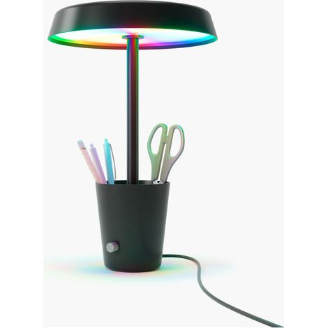 Nanoleaf SQUB0300-1CUP Lampada da tavolo intelligente Wi-Fi 16 milioni di colori 320 lm 2700K-6500K colore Nero