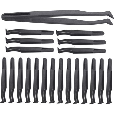 20 Pinceaux Antistatiques en Fibre de Carbone pour Nettoyage Électronique et Réparation de Montres (1/5)