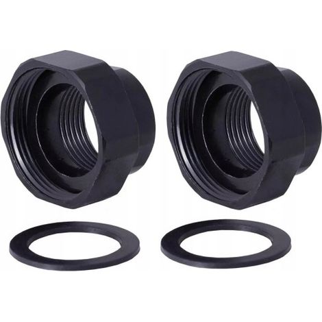 Ibo  Raccords de pompe C.O. - 1" x 1 1/2" - 2 pices - Haute qualité - Installation facile (1/4)