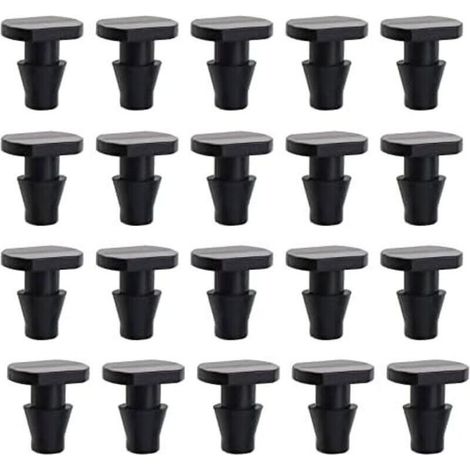 CSPARKV prise 4/7 100pcs Bouchon de Tuyau d'irrigation Remplacement Tuyau Goutte à Goutte Embouts Irrigation Capillaire Petit Bouchon Accessoires pour Machine à Laver Jardin Arrosage Irrigation (1/5)