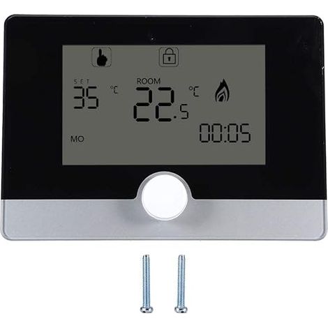 7 Day Smart Digital Programmable Thermostat with Large Touch Screen for Wall Heating Energy Saving (1/5)