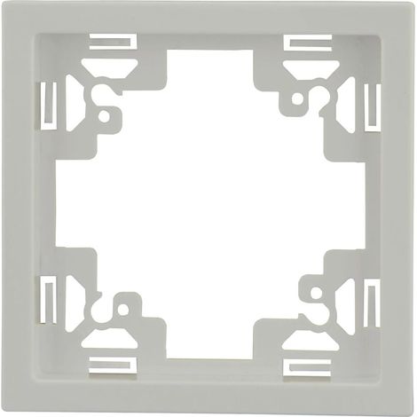 Unitec Abdeckrahmen 1f SaoPaulo S902 ultraweiß Rahmen Blende (1/2)