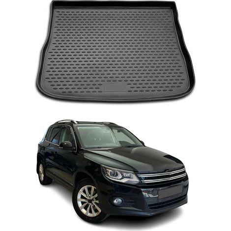 OMAC Kofferraumwanne Auto Kompatibel mit Seat MII 2012 bis 2023, Antirutsch Wasserdicht, 3D Premium TPE, Schwarz