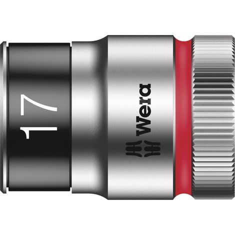 Wera Steckschlüsseleinsatz 8790 HMC HF 1/2" 6-kant SW 17 mm Länge 37 mm - 5003737001 (1/5)