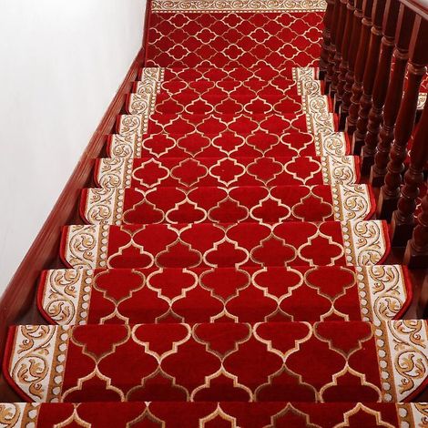 Tapis de marche rectangulaire antidérapant (lot de 1) - 65 x 24 cm avec bordure de 3 cm - Polypropylène (1/5)