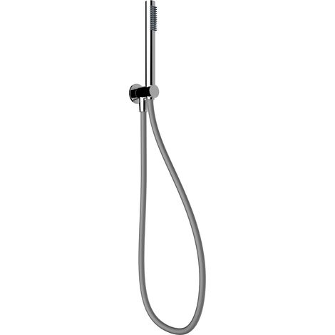 SCELTO DA DESIVERO KIT DOCCIA TONDO SUPP.FISSO X DOCC.METAL C/PRESA ACQ.INTEGR.FLESS PVC ANTIT.150CM codice prod: DSV20663