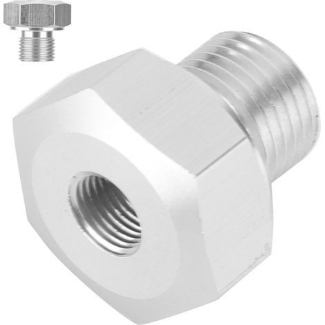 Adaptador para sensor de presión de aceite M16x1.5 a 1/8 NPT hembra para motores de aluminio de la serie LS. (1/5)