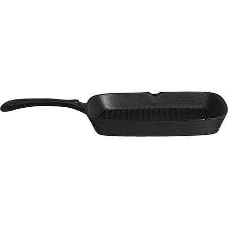 Padella grill in ghisa - 230x230x25 mm - Hendi 629932